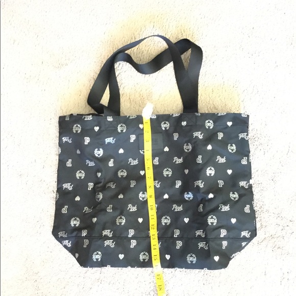 Pink Victoria’s Secret Zippered Canvas Tote NWT - Picture 4 of 8